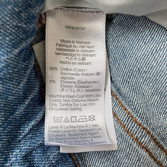 Madewell The Petite '90s Straight Jean in Rondell Wash - Size: 23P - Picture 8 of 11